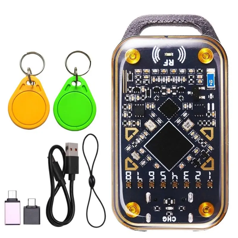 カメレオン-ウルトラ-rfid-スマート-チップ-リーダー-2xcuid-キーチェーン-スマート-カード-エミュレーター-nfc-デュプリケーター-125k-1356m-id-ic-カード-デコード