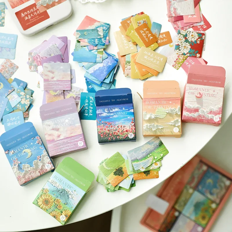 Jouramm 300pcs/pack Cute Stickers Film Paper Junk Journal Art Collage DIY Photo Album DIY Craft Scrapbooking School Supplies