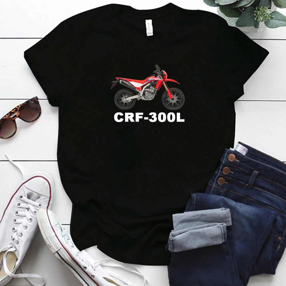 

For Honda CRF300L Collection Printed T-shirt Short Sleeve Top Casual Wear New Summer Short Sleeve T-shirt