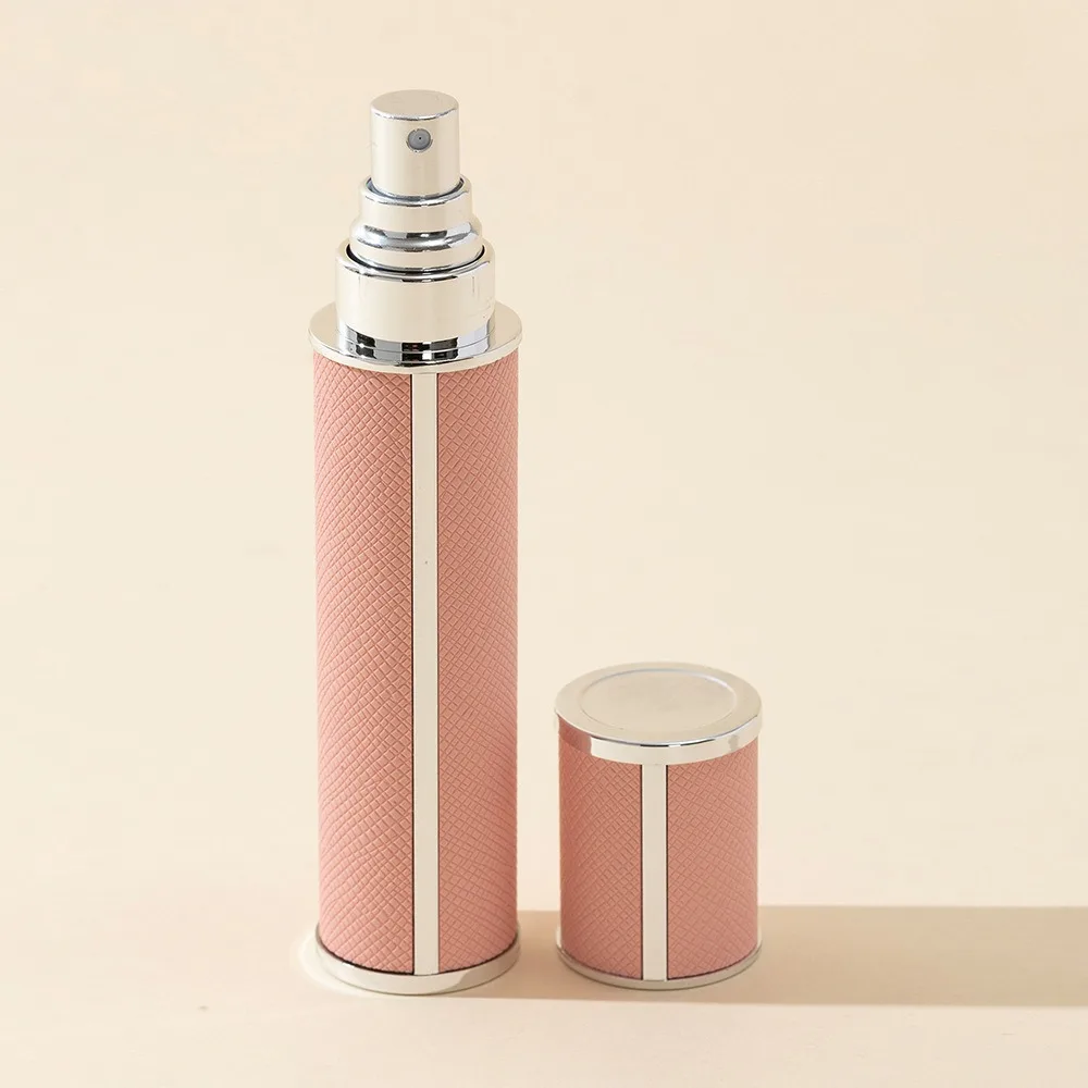 10ml PU Leather Perfume Refill Bottle Portable Mini Refillable Spray Jar Scent Pump Empty Cosmetic Container Atomizer for Travel