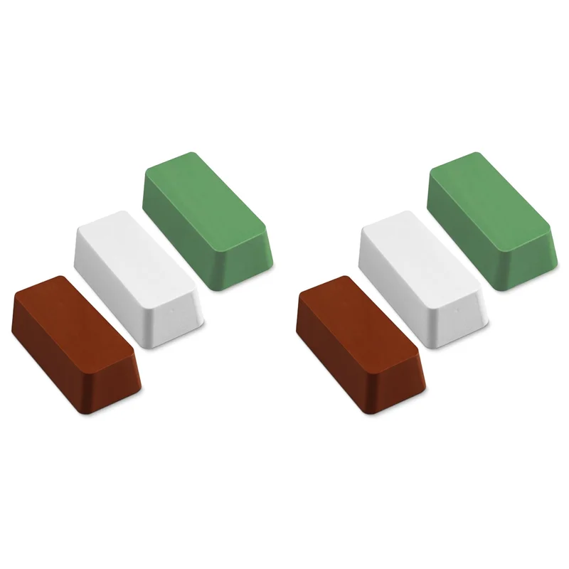 

6Pcs Buffing Polishing Compound Kit, Metal Polish 12 Oz - Red Jewelers Rouge, Green Stainless Steel Polishing Compound