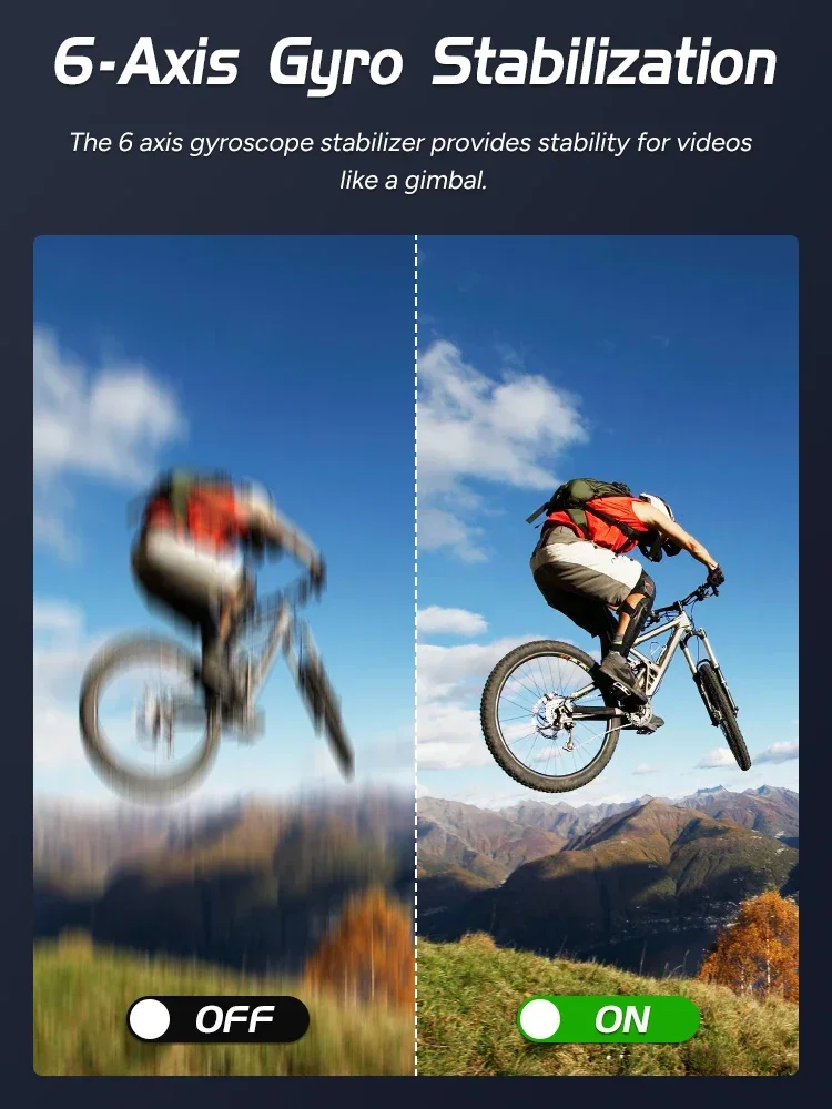 SJCAM SJ8 Pro Action Camera Waterproof Anti-Shake 4K 60FPS 5G WiFi Touch Screen Multifunctional Outdoor Sports Cam