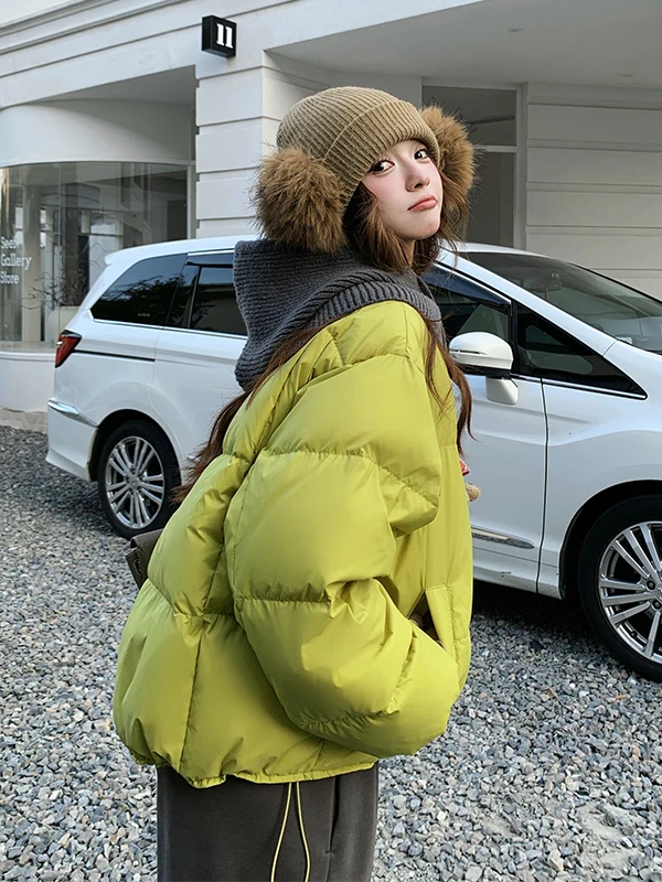 Chaqueta de Plumón Desmontable con Capucha para Mujer, Chaqueta de Invierno 2025, Nueva Moda, Antienvejecimiento, Ropa Exterior