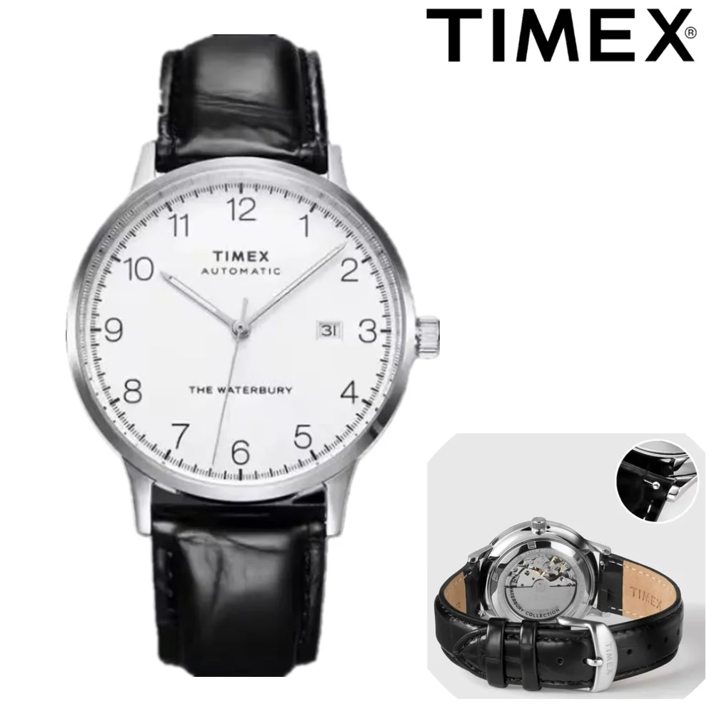 TIMEX Reloj automático para hombre, retro, para negocios, ocio, reloj de moda, 2 colores