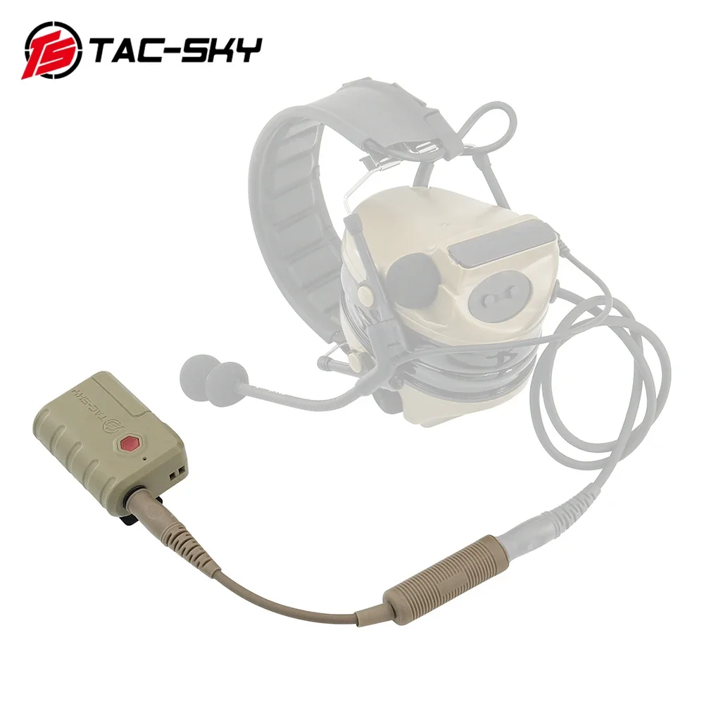 

TAC-SKY Tactical Headset Adapter Bluetooth adapter for PELTO MSA AMP TCI Tactical Headphone COMTAC Airsoft Shooting Hunt Headse