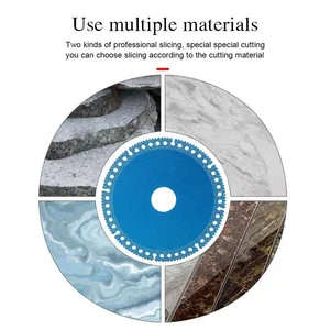 Hợp chất đa chức năng Saw Blade 110/125mm Saw F-Fine Saw Thủy tinh bằng gốm Gốm cho Gạch Góc góc 9 Vải đĩa cắt giảm bán hàng chính - 7