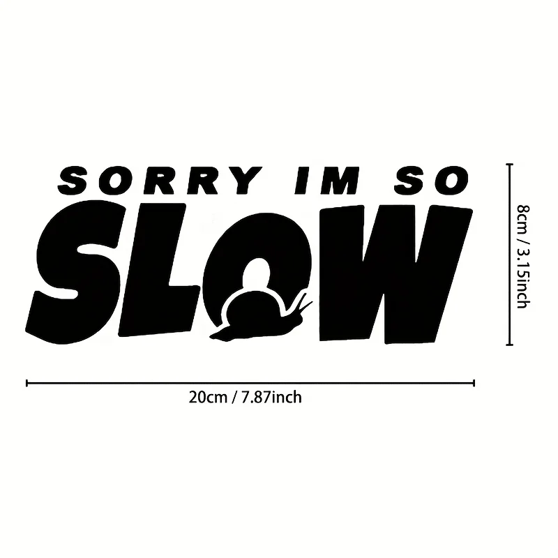 1Pc 2D Flat Snail Car Sticker 