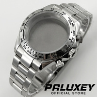 VK63 40mm Watch Case Watch Accessories Stainless Steel Sapphire Crystal Waterproof Case VK64 VK63A For Daytona With Bracelet