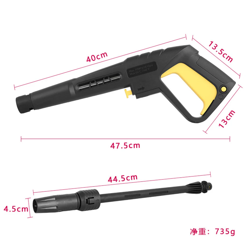 Myjka ciśnieniowa pistolet natryskowy dysza lanca wysokociśnieniowa myjnia samochodowa pistolet strumieniowy obracająca się turbolanca końcówka dyszy dla karchera