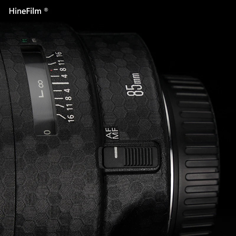 Dla obiektywu Canon EF85 F1.2 II skórka kalkomania dla Canon EF 85mm f/1.2L II USM odporne na zadrapania pokrowiec owijający EF85/f1.2II obiektyw Film naklejany