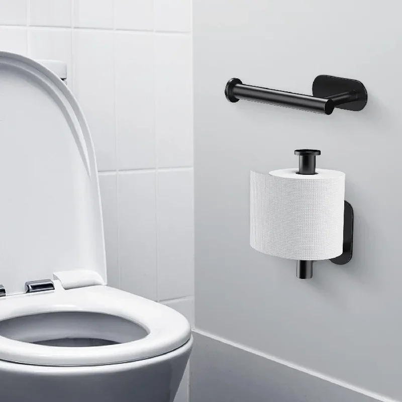 

1 шт. держатель для туалетной бумаги, утолщенный настенный клей из нержавеющей стали, держатель для туалетной бумаги, настенный держатель для ванной комнаты, кухни, туалета