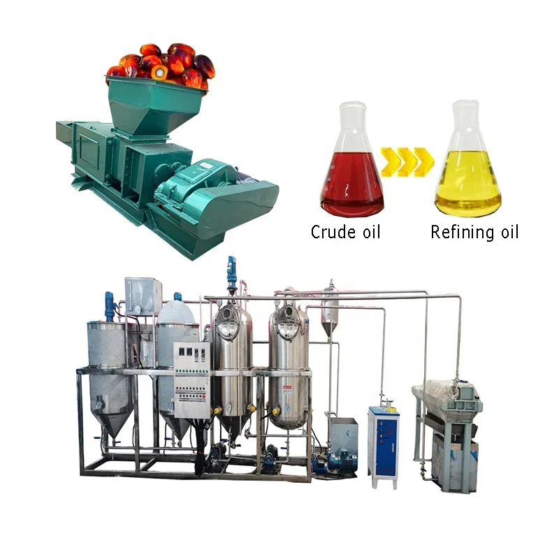 Palm fruit oil press line palm oil press processing extraction machine line