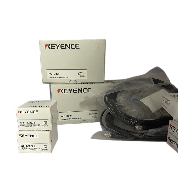 

KEYENCE IV2-G500CA IV2-G30F IV2-CP50 IV4-G120 Image Recognition Sensor Head Standard Type Used for Label Verification in Stock
