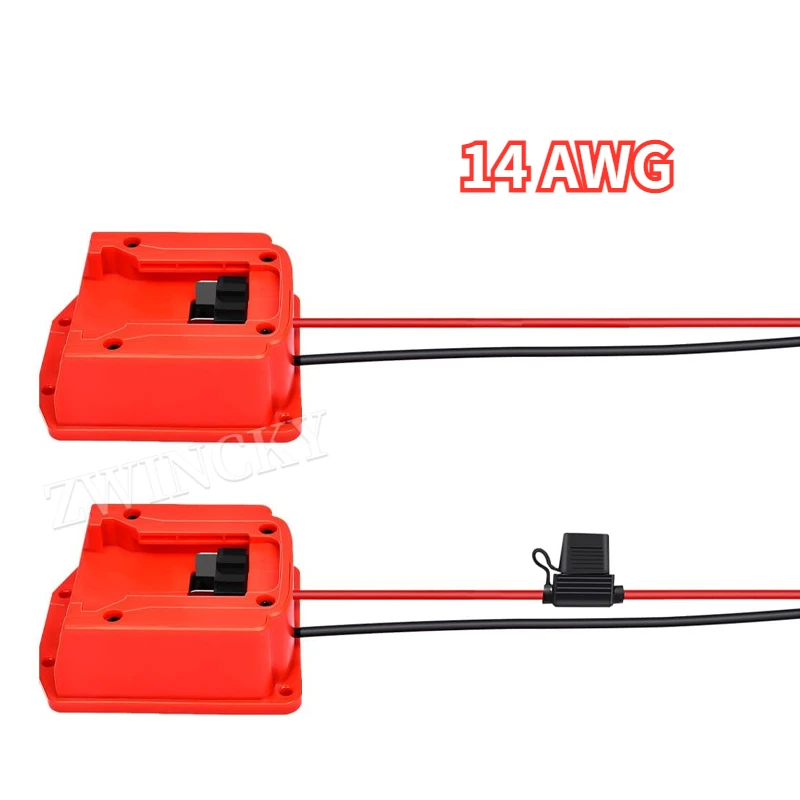 For Power Wheel Adapter for Milwaukee 18V Battery Connector with 14 Gauge Robotics Good Power Convertor for DIY Ride On Truck