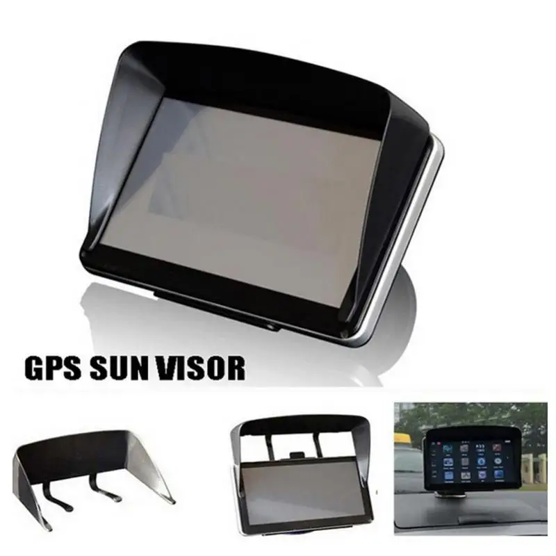 GPS Sun Shade Cover Car Navigation Visor Extender Universal GPS Anti Glare Shield Flexible GPS Sun Shade Cover For 5 Inch GPS