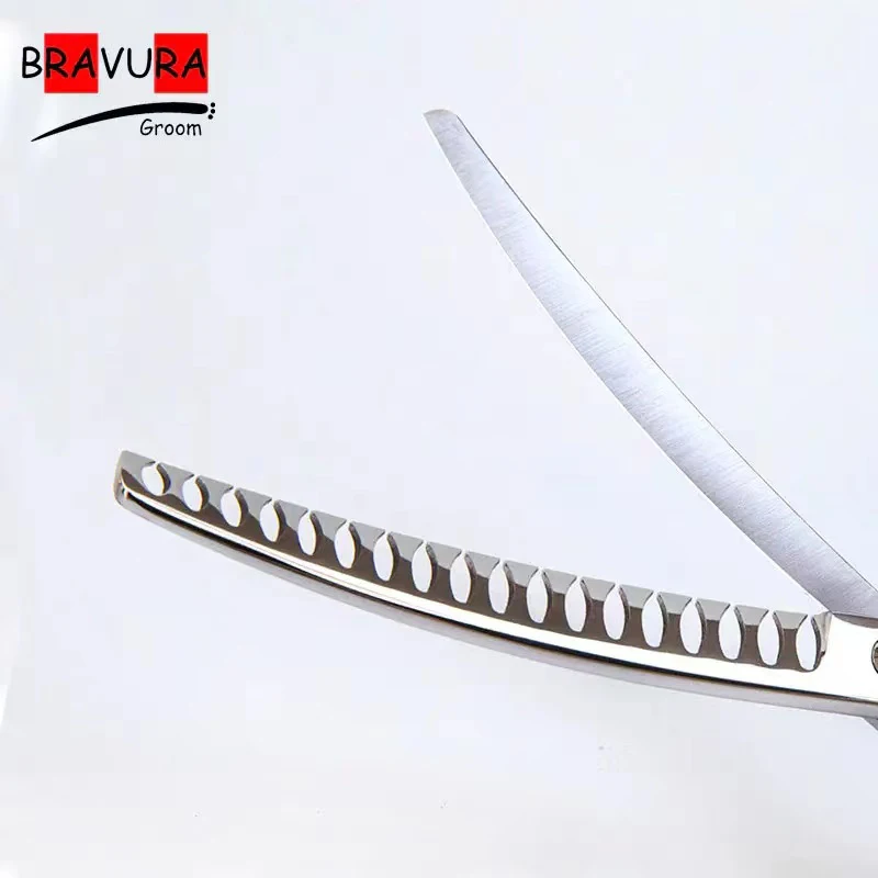 Pet curved fish bone scissors M3T3-70