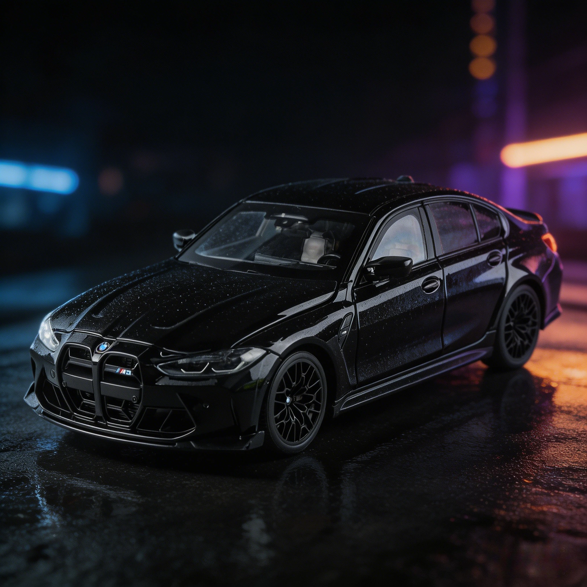 1:18 BMW M3 CS LCI G80 Mpower Supercar Alloy Metal Diecast Model Car Home Trendy Desktop Display Ornaments Birthday Gift For Boy