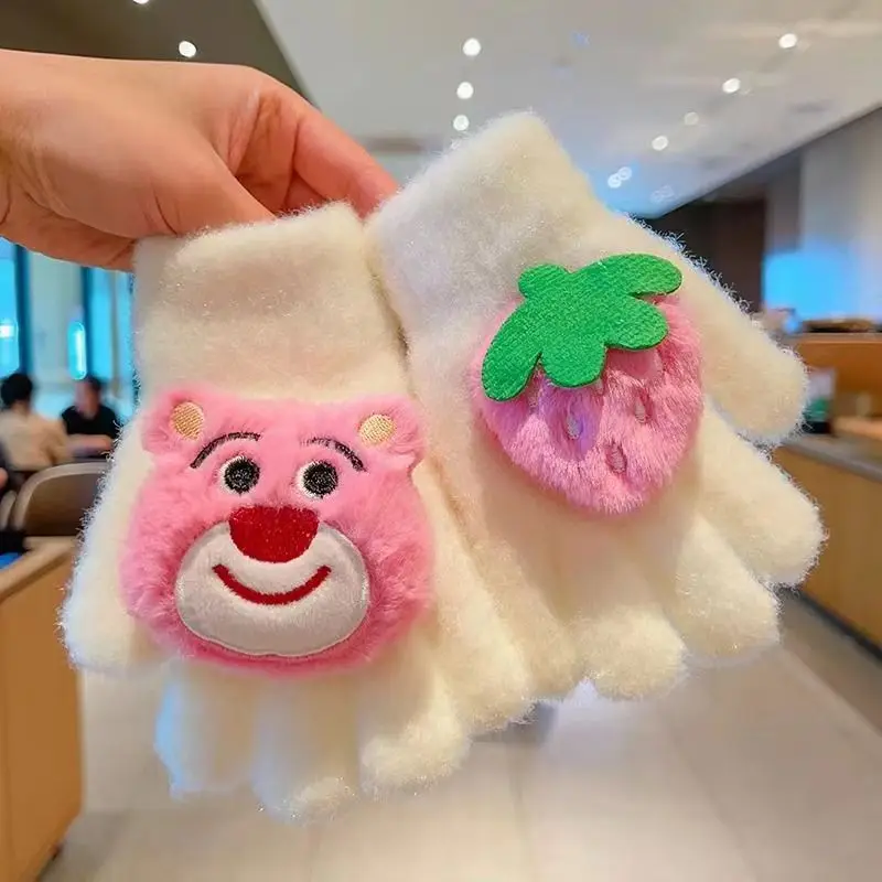 

2024 New Children's Cartoon Cute Cartoon Warm Finger Gloves