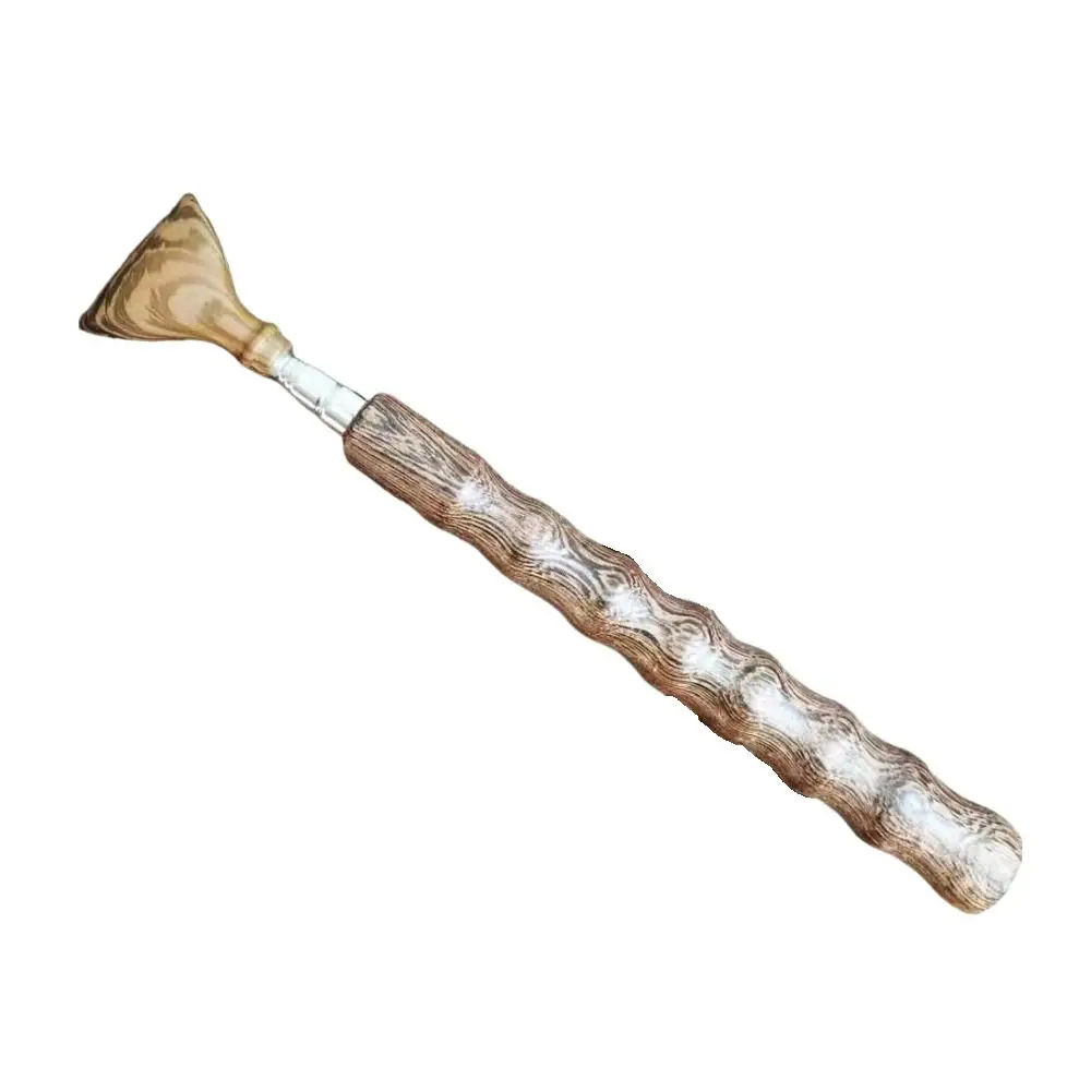 

Retractable Scratch Massager Portable Wooden handle Telescopic Backscratcher Skin Stick Long Handle Back Tickle Scraper Men