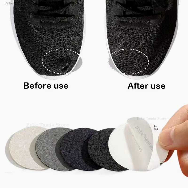 1 set Suede Sports Shoes Repair Stickers Anti-Wear Repair Holes Self-adhesive Patches Insoles Foot Care Insert Heel Protector