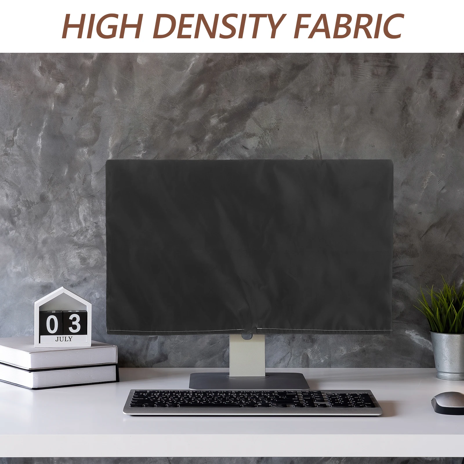 

Monitor Dust Cover Anti-static Computer Screen Protective Sleeve Film Oxford Cloth Covers Protector Case Office