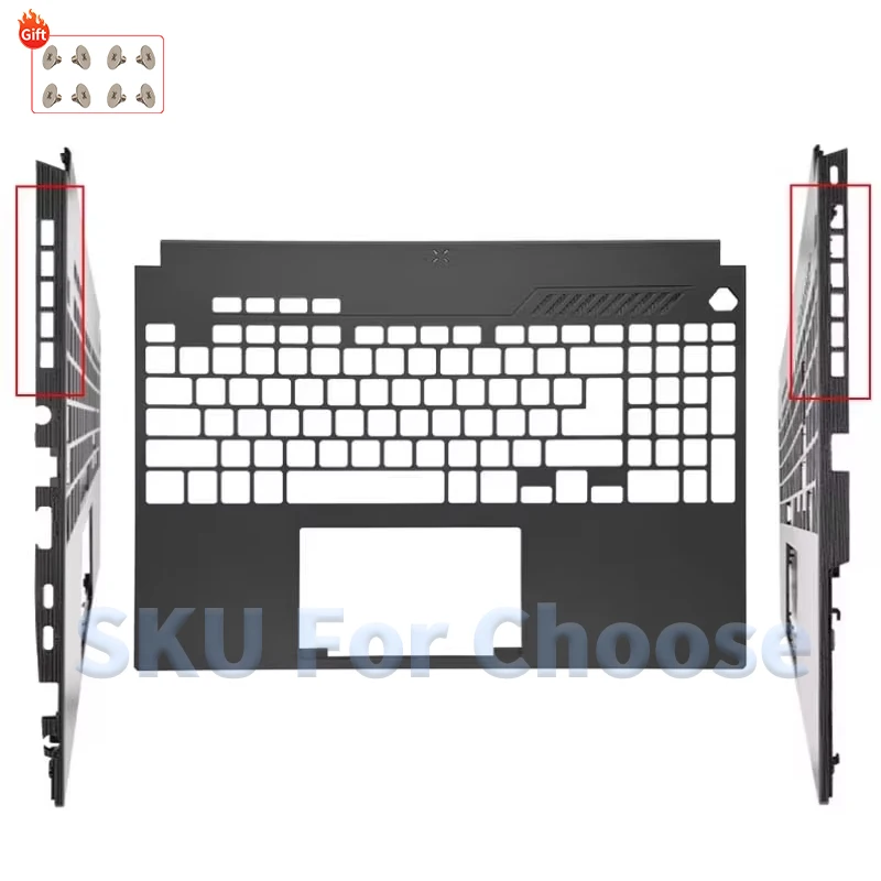 Black Laptop Accessorie For TUF Dash FX517 FX517ZC FX517ZE FX517ZM FX517ZR FX517Z Replacement Housing Case