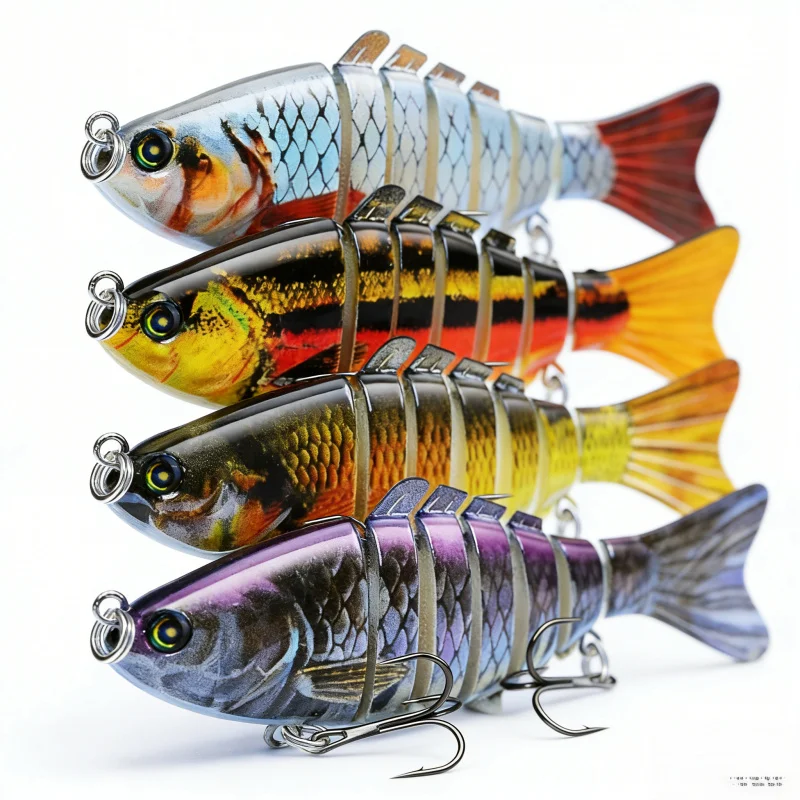 

10cm16.5gMulti-Joint Lure Set Slow Sinking Bionic Bait Freshwater Saltwater Universal Bass Trout Lure
