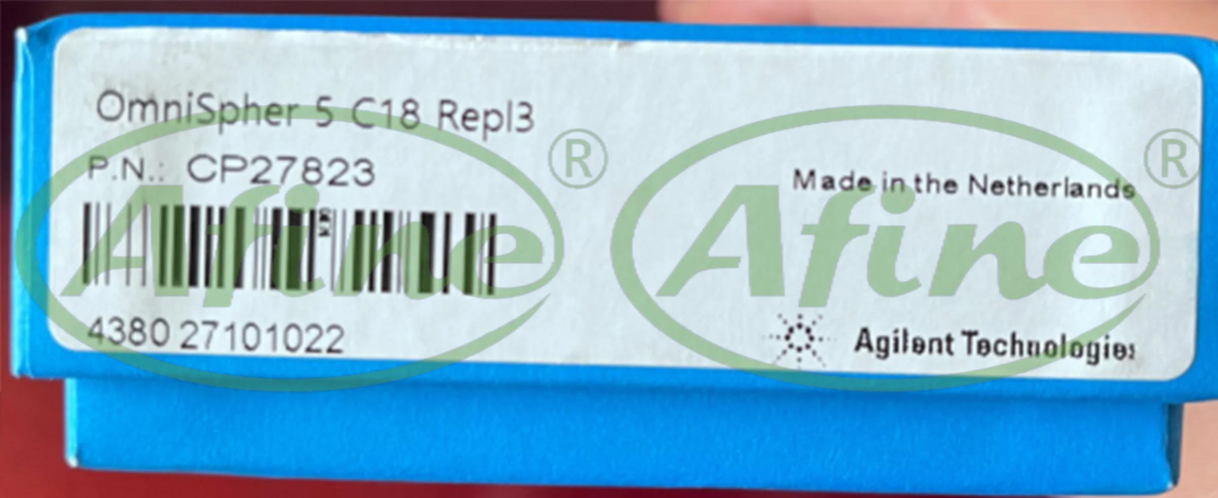 

AFINE Agilent Omnispher C18 SS Chromsep Cartridges, 110 Å, 25 cm, 4.6 mm, 5 µm: CP27823 (3/pk) and CP27819 (replacement, 1/pk)