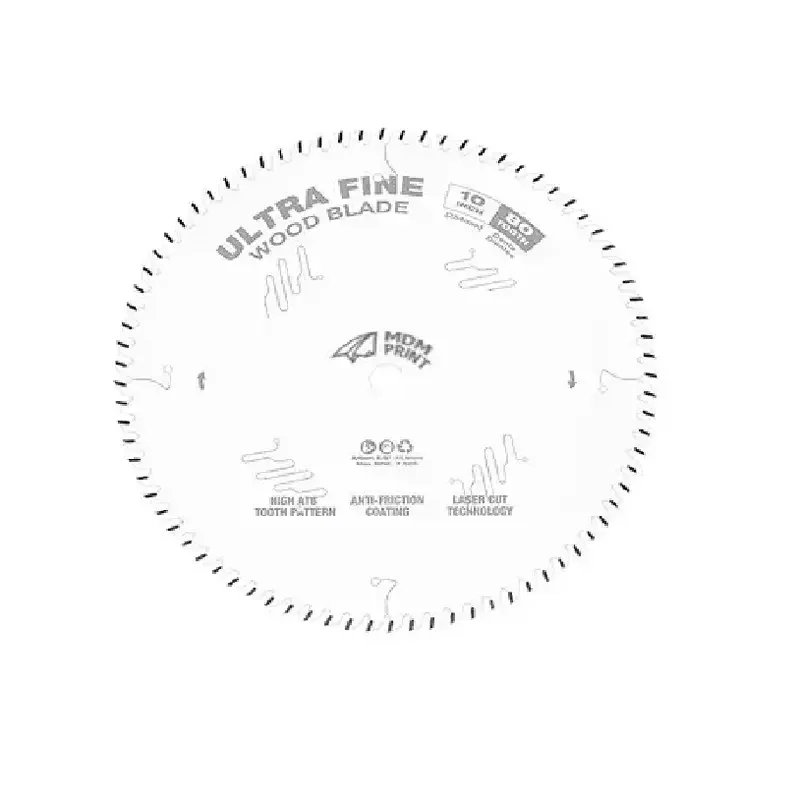 

10" 80T Ultra Fine Finish Circular Saw Blade