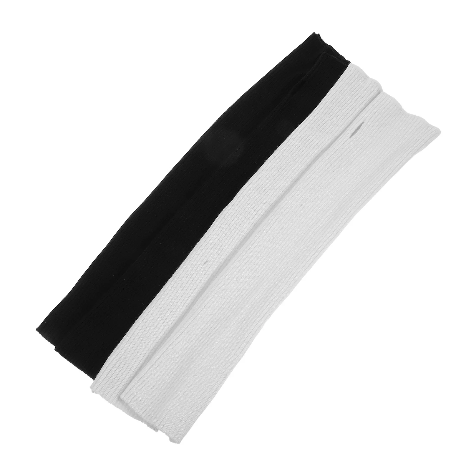 

2Pairs Soft Knitted Arm Sleeves Extended Coverage Warm Fingerless Arm Warmers for Chilly Days Office Travel Activities