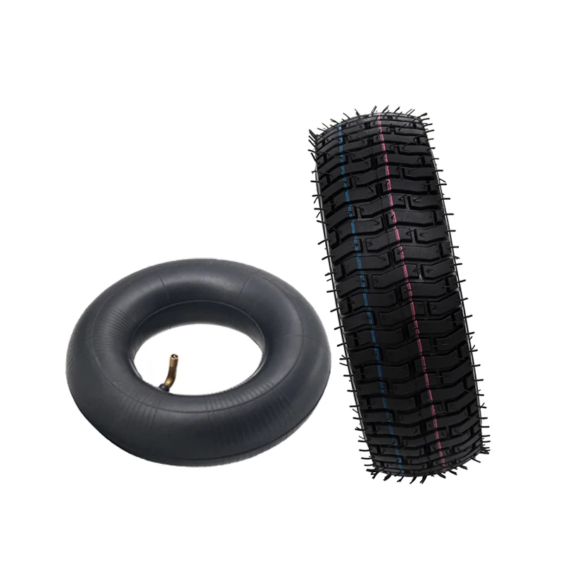 Thick and durable Butyl Rubber 10 inch 4.10/3.50-4 rubber inflatable inner and outer tyres  suitable for scoote