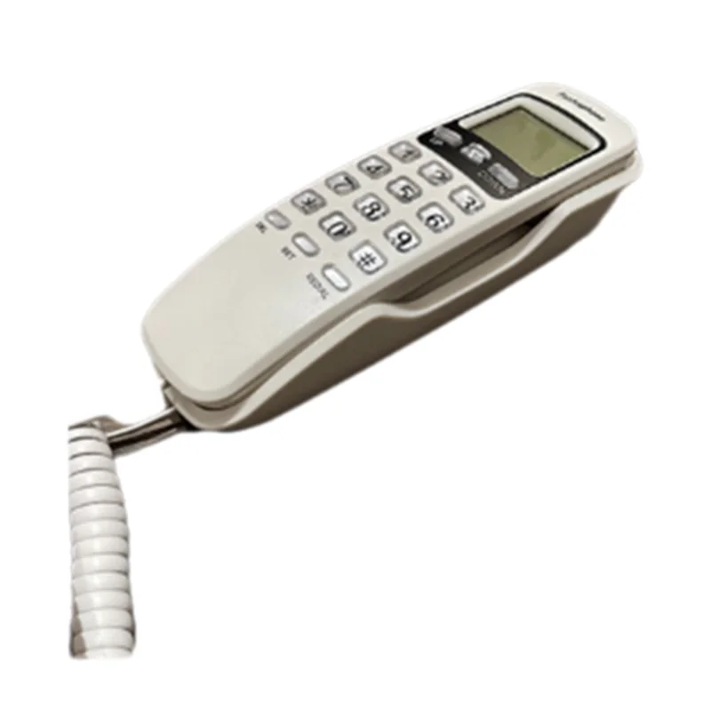 Exquisite-Wall Mounted Corded Telephone Caller ID Display, Wired Landline Phone For Home, Hotel, Office