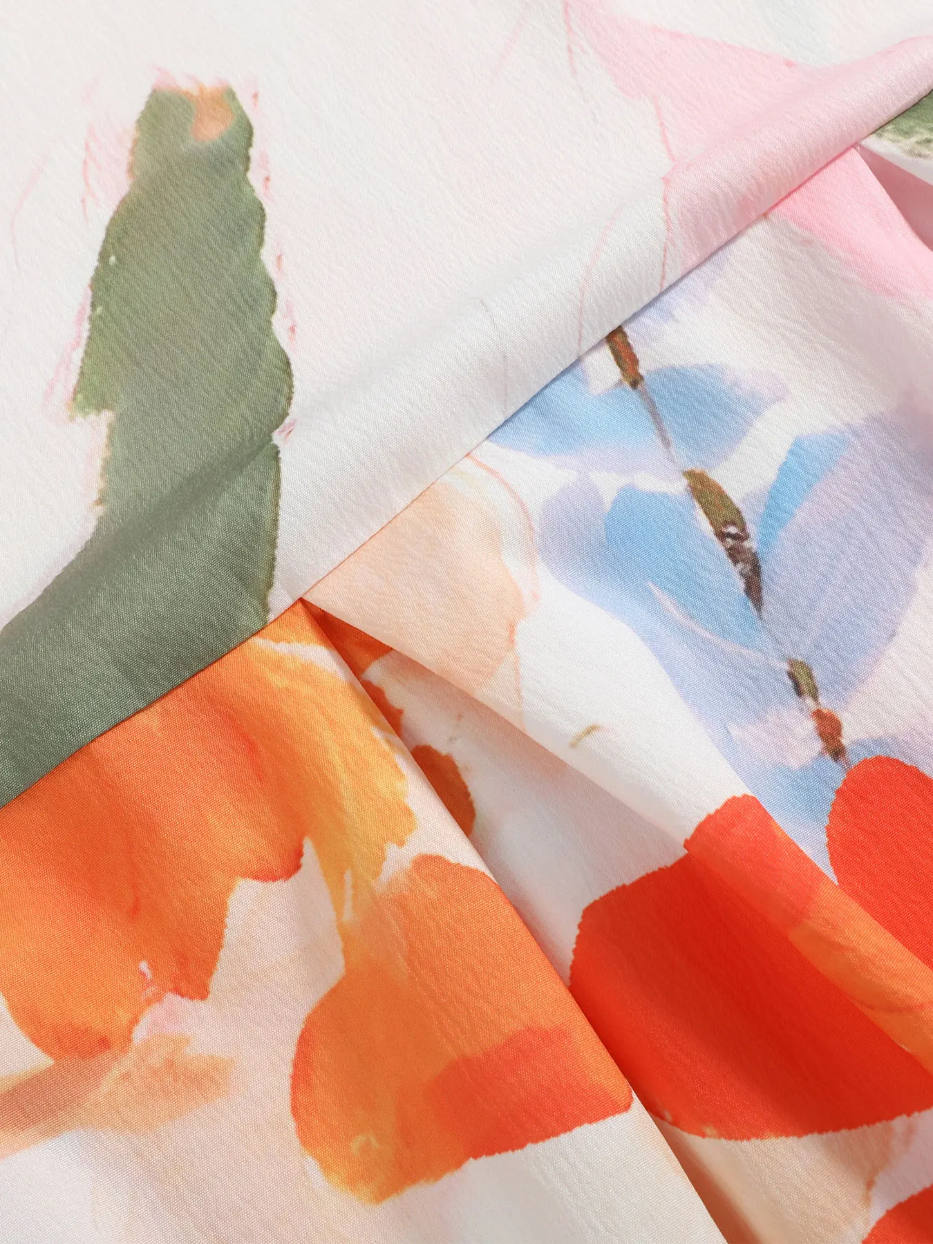 Robe longue à imprimé Floral pour femmes, grande taille, bleu vif, blanc, manches courtes, col rond avec poches, Polyester léger