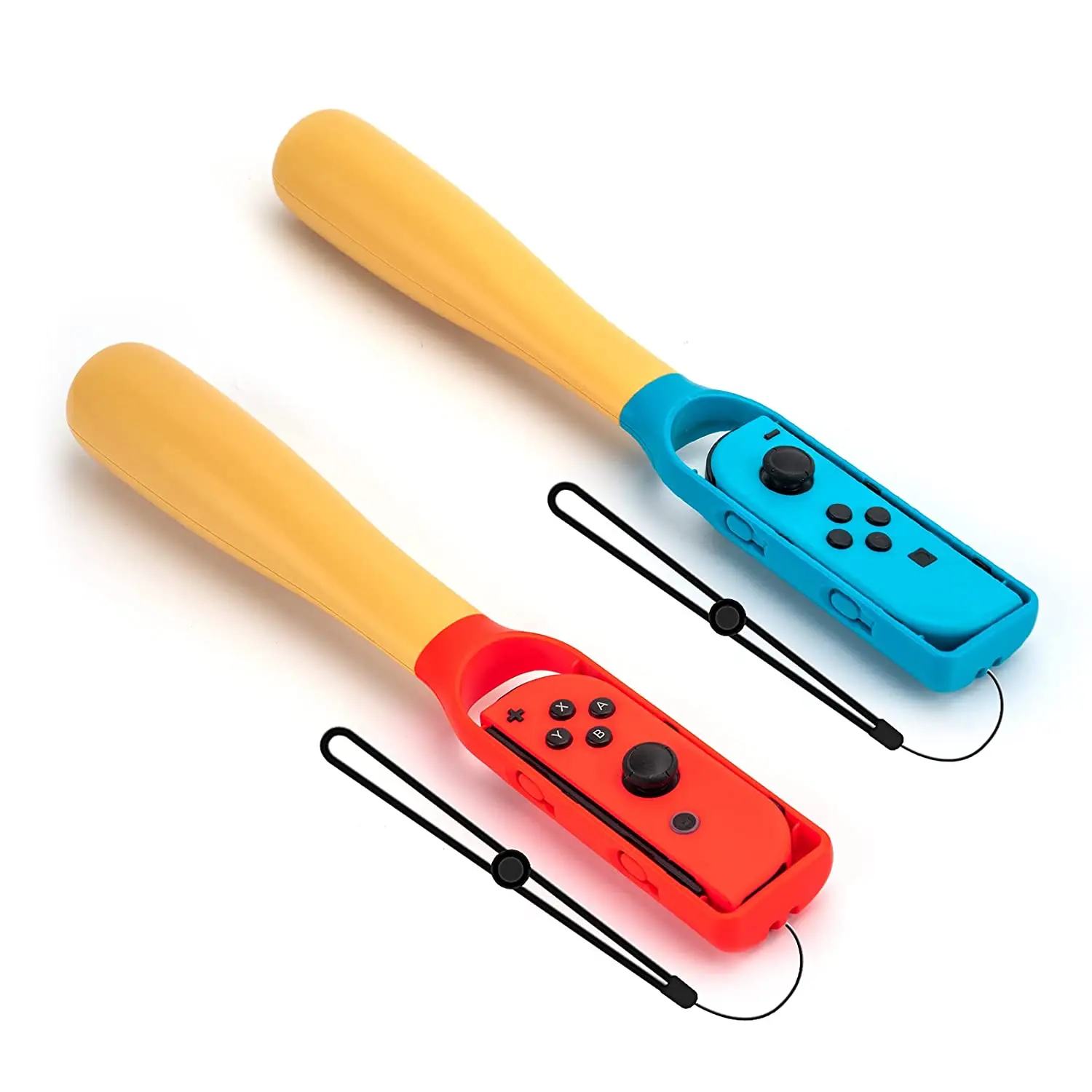 2PCS Switch Controller Grips Baseball Stick Game Accessories Compatible with NS OLED/NS Small Handle Somatosensory Baseball Grip