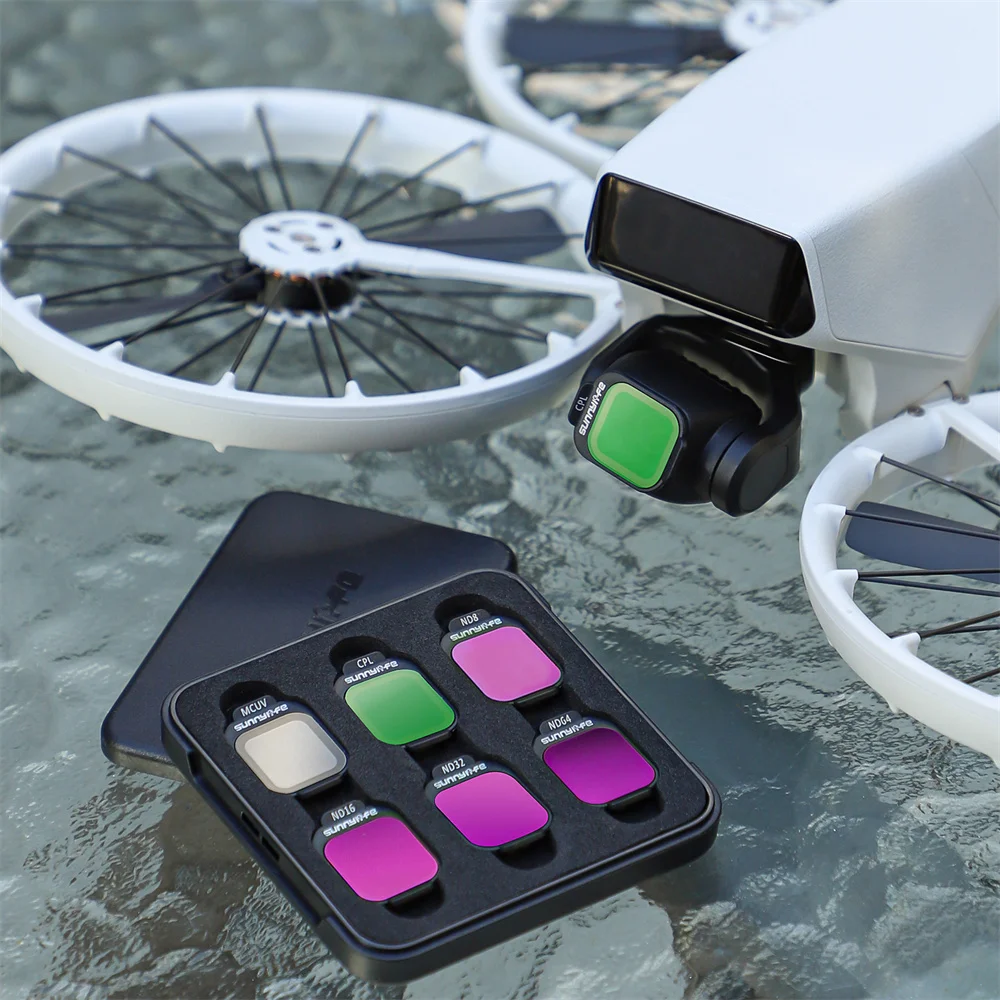 ل DJI الوجه كاميرا بدون طيار تصفية UV CPL القطبية ND64/ND8/ND16/ND32 مرشحات الكثافة المحايدة حامي العدسة ل DJI الوجه الملحقات