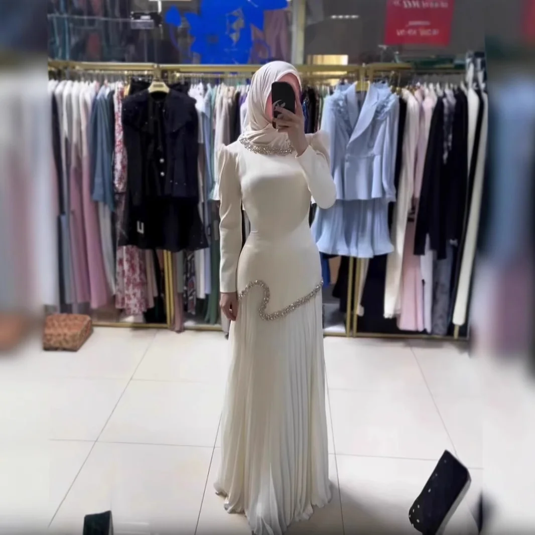 Frühling 2025, neuer Faion, lässiger arabischer muslimischer Dr. Heavy Du Cross-Border Sle, lockere Taille, gestrickter A-Linien-Rock aus Baumwolle und Polyester