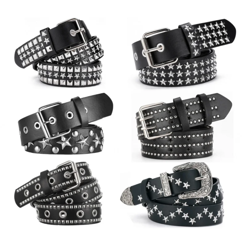 

Мужской и женский ремень, элегантный ремень из натуральной кожи, джинсовое платье в стиле панк, аксессуар на талию