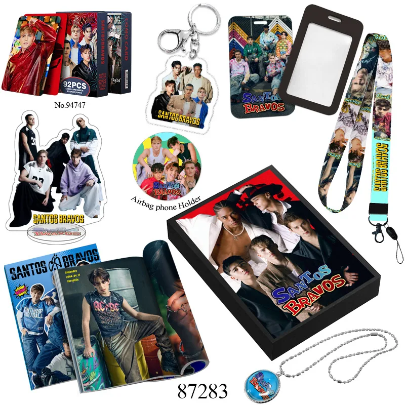 Idol SANTOS BRAVOS New Style Periphery Lomo Card Sticker Card Holder Stationery Set Drew Kaue Alejandro Gabi Kenneth Fans Gifts