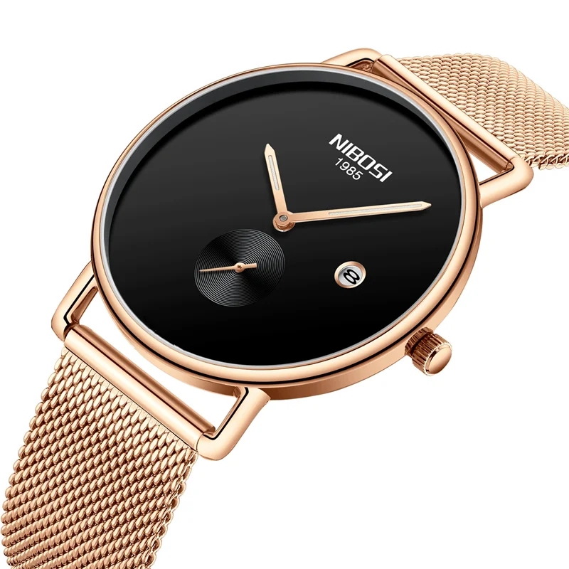 

NIBOSI Mens Watches Fashion Casual Sport Quartz Watch Men Military Waterproof Ultra Thin Slim Wrist Watch Relogio Masculino saat