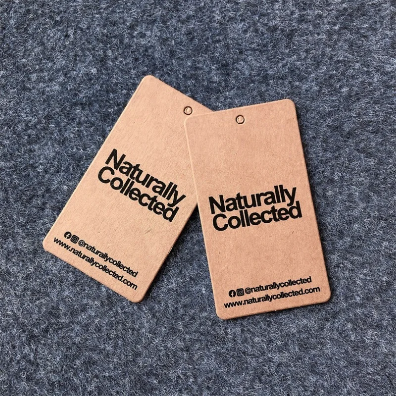 Customized product、Custom ECO-friendly Hang Label Kraft Paper Hand