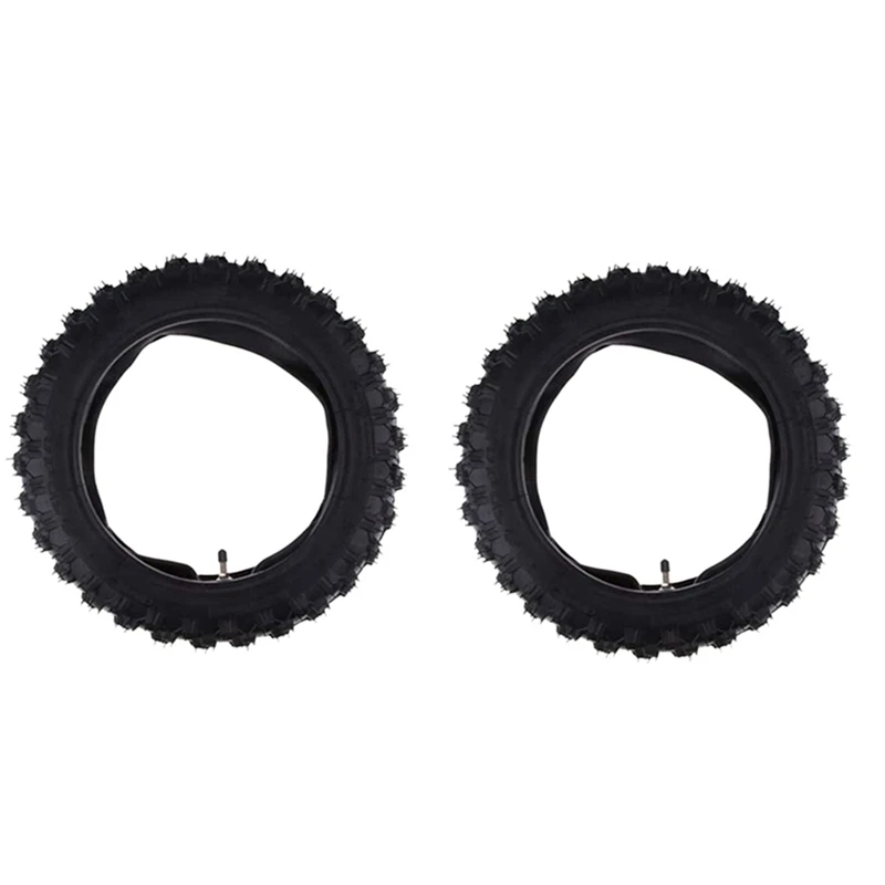 2X 2.50-10 Inch Motorcycle Wheel Tire Rubber Anti-Skid Tire Motorcycle Accessories For Yamaha Yamaha PW50