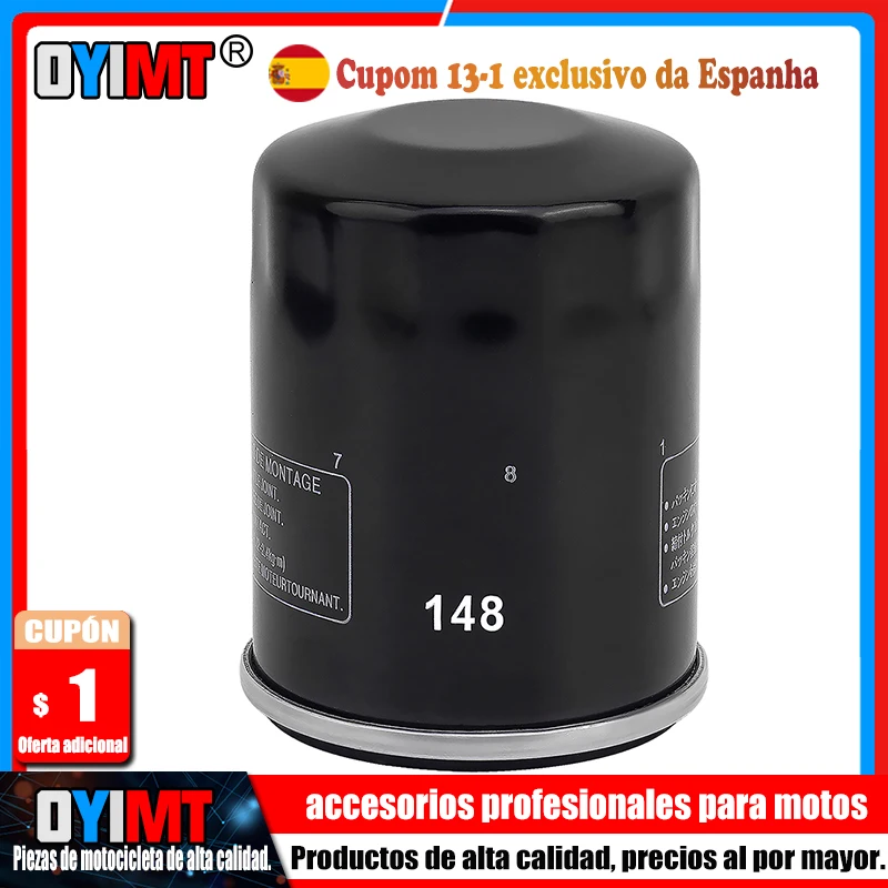 Filtro de aceite para motocicleta TGB ATV 400 Avenger LE R Target E 425 Avenger Blade Outback SE 450 500 525 IRS LT 550 Accesorios