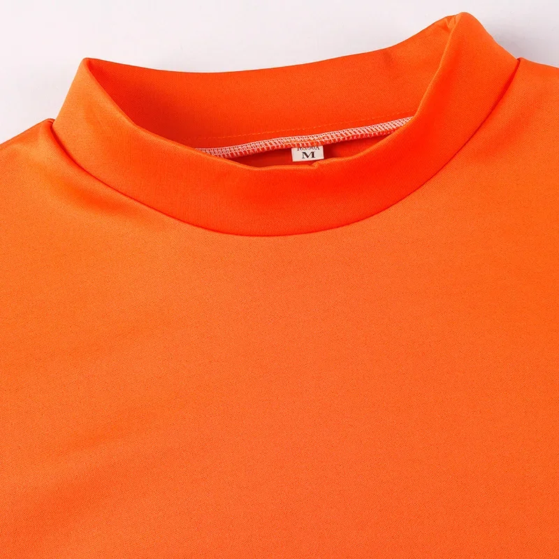 여성 애니메이션 Velma Seragam 코스프레 Kostum 오렌지 짧은 치마 유니폼 Wanita Oranye Kaus Kaki Rok Atas 파티 카니발 세트