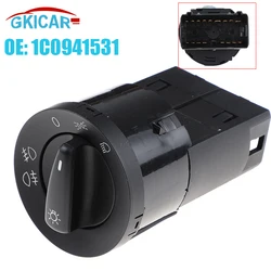 1C0941531 17 Pins Headlight Fog Light Switch 1C0941531A For VW Volkswagen Bora Golf 4 Passat B5 Sharan Lupo Polo Beetle