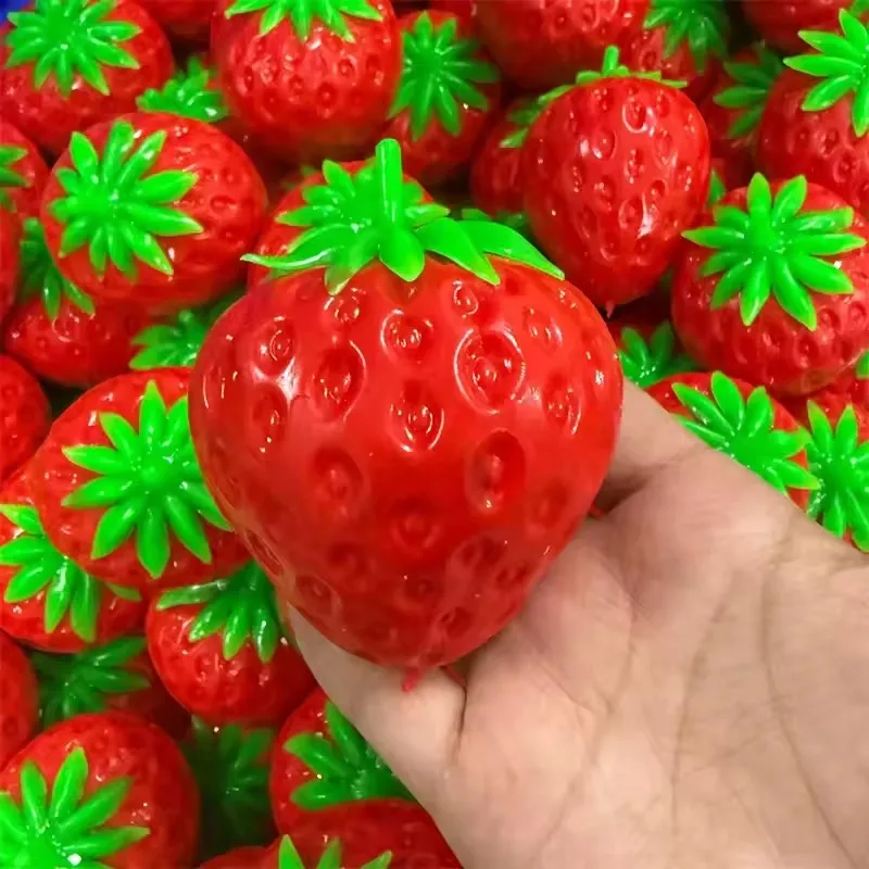 Super Jumbo Strawberry Squishy Toy Slow Rising Simulated Strawberry Antistress Anti-Anxiety Fidget Toy for Adults Friends Gifts