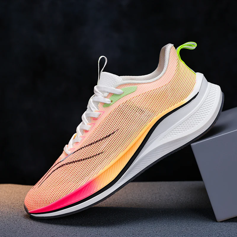 Professional Couples Tennis Shoes Breathable Training Tennis Sneakers Wear-Resisting Outdoor Sneakers Comfortable Running Shoes