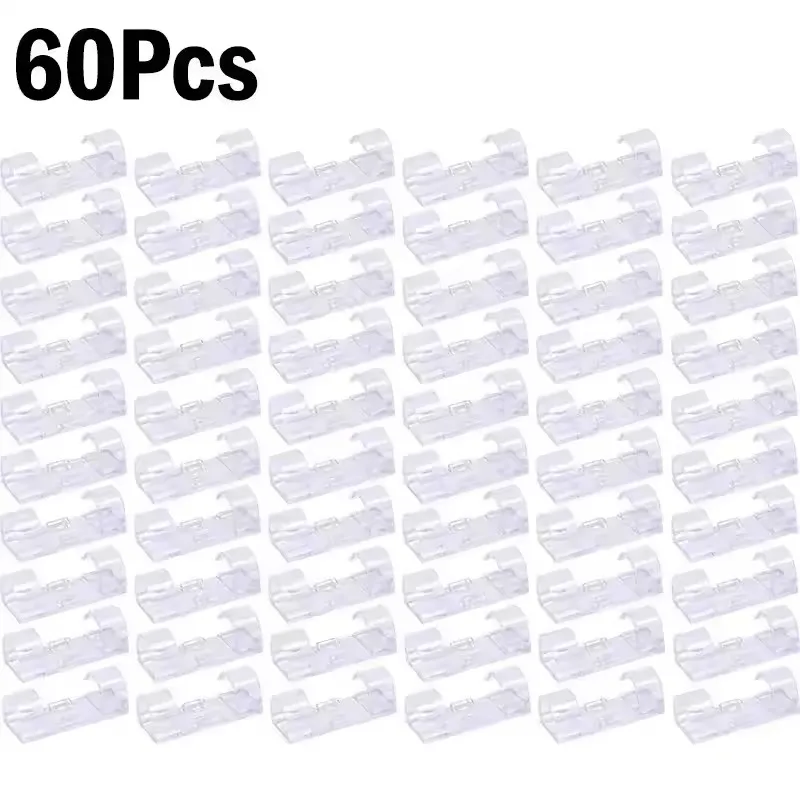 Kabelclips Organizer Drop Wire Holder Snoerbeheer Zelfklevende kabelmanager Vaste klem Draadhaspel voor thuiskantoor Auto