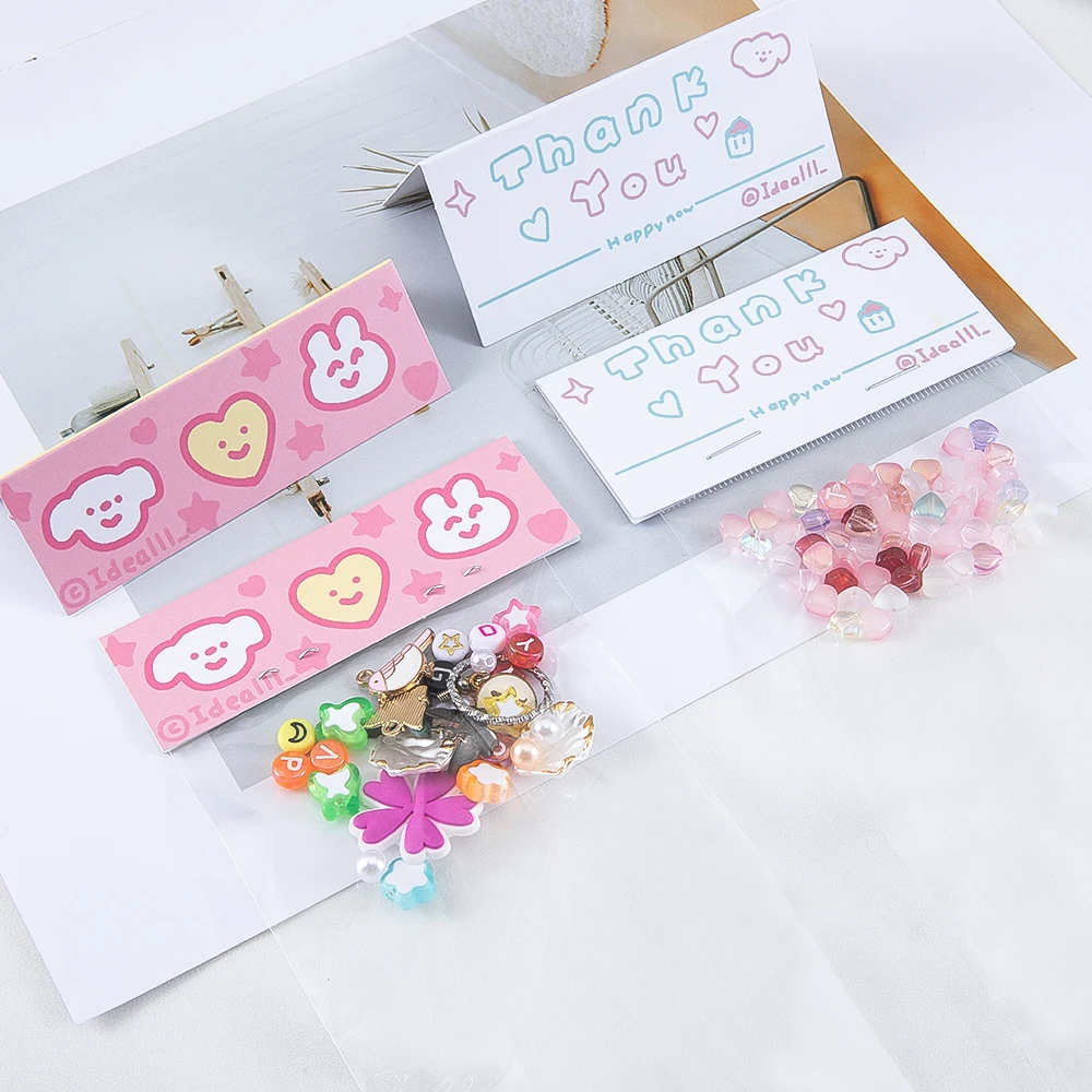 

10pcs Japanese Style Cute Cards HeadPaper Card Tags Used with OPP Bag for Jewelry Gift Display Packaging Label DIY Wholesale