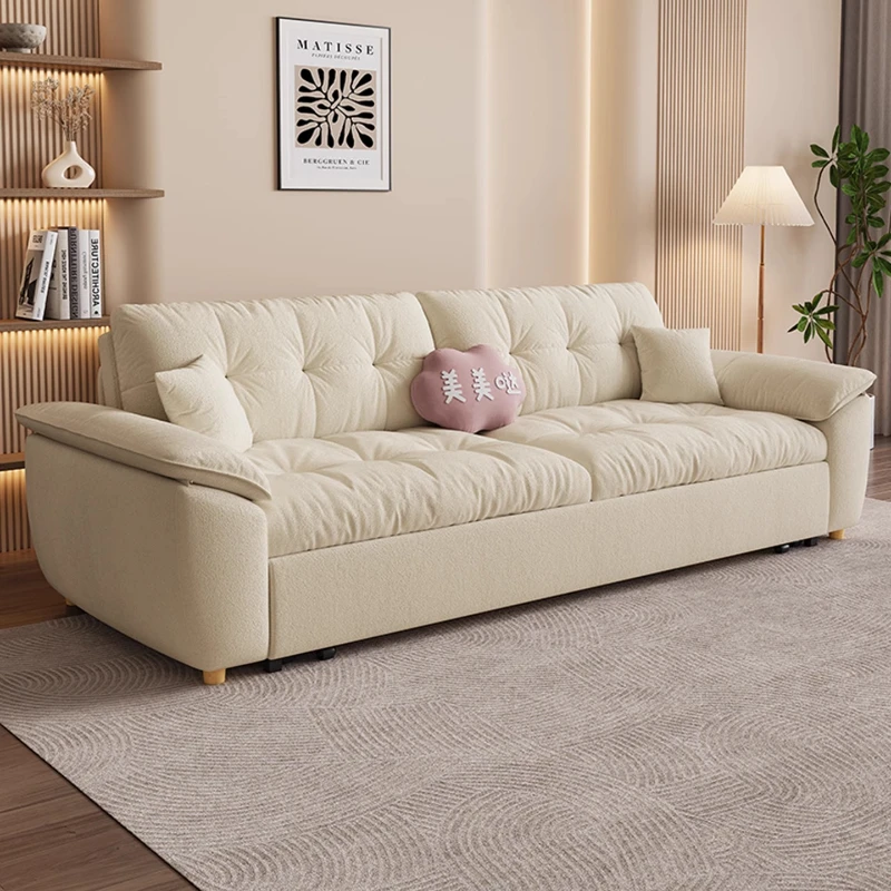 

Double Design Sofas Living Room White Study Minimalist Folding Sofas Armrest Storage Juego De Salas Muebles Home Furniture