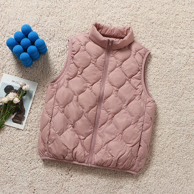 

Новое поступление 2025, женские легкие пуховики без рукавов, осень-весна, корейский повседневный женский теплый пуховый жилет с подкладкой, пальто
